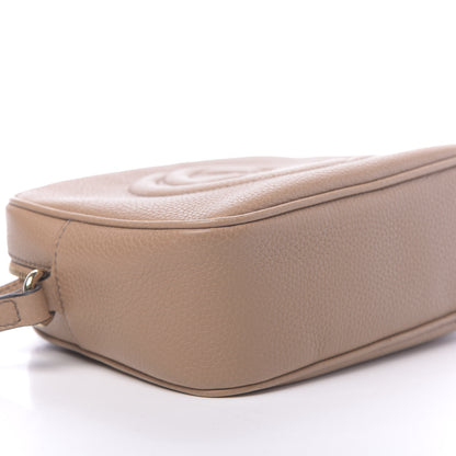 Gucci Pebbled Calfskin Small Soho Disco Bag Camelia 8 of 11