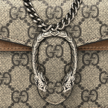 Gucci GG Supreme Monogram Super Mini Dionysus Shoulder Bag Taupe 6 of 10