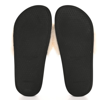 Givenchy Mink Rubber Slide Sandals 39 White 6 of 9