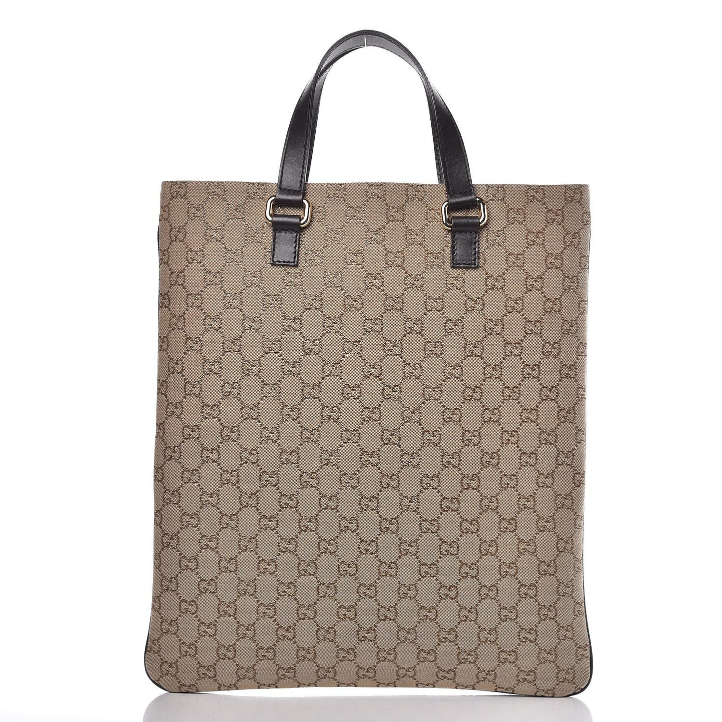 Metallic GG Plus Monogram Flat Vertical Tote