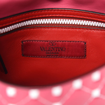 Valentino Garavani Lambskin Medium Free Rockstud Spike Shoulder Bag Shadow Pink 6 of 9