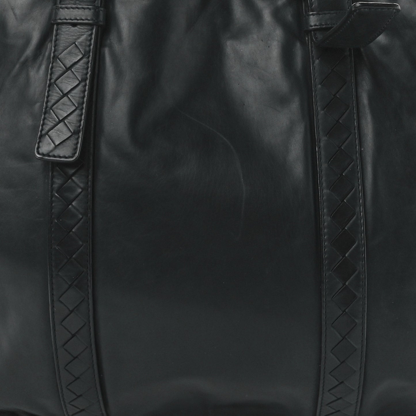 Calfskin Intrecciato Briefcase Black