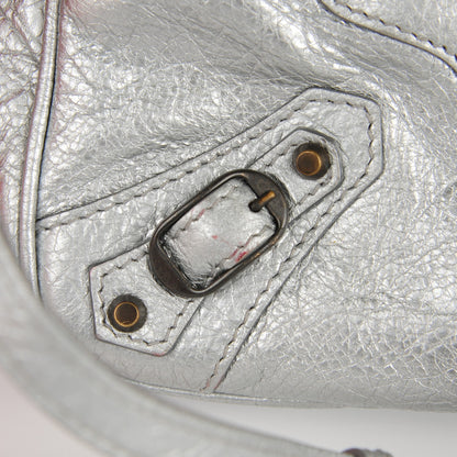 Balenciaga Agneau Classic Hardware Hip Gris Aluminum 2 of 10