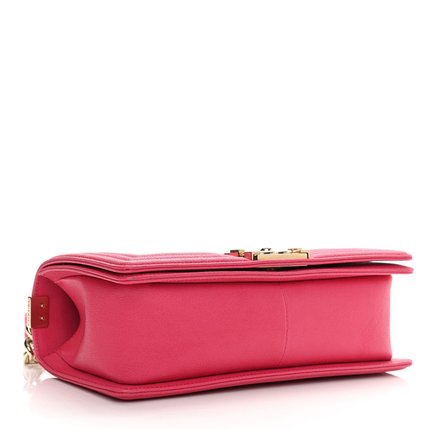 Caviar Quilted Medium Boy Flap Dark Pink