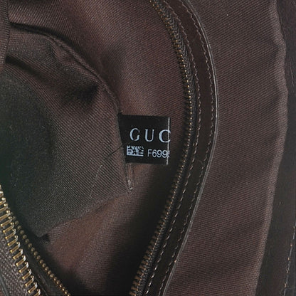 Gucci Monogram Interlocking G Tote Dark Brown 4 of 9