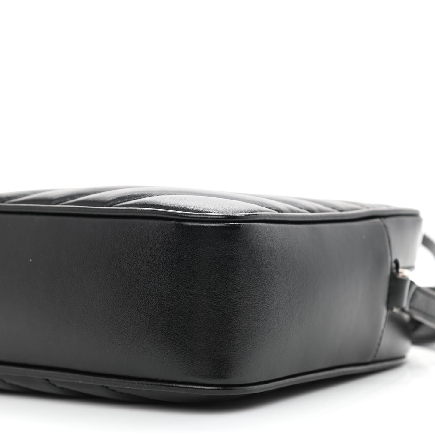 Calfskin Matelasse Monogram Lou Camera Bag Black