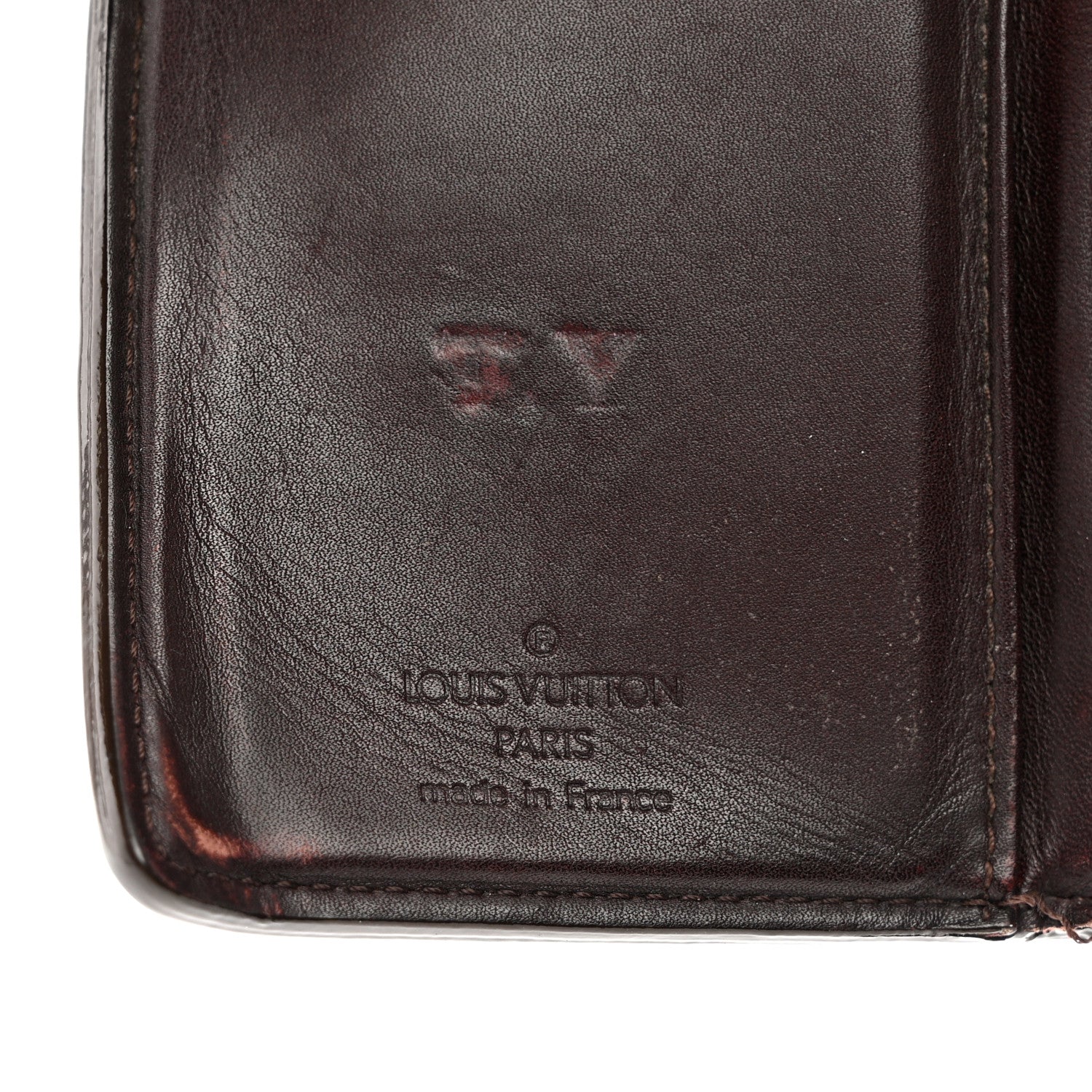 Louis Vuitton Vernis French Purse Wallet Amarante 7 of 10
