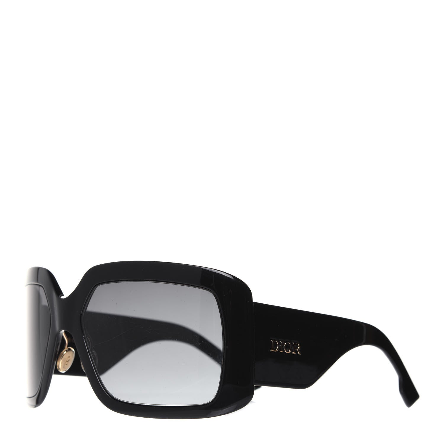 Christian Dior Acetate DiorSo Light 2 Shield Sunglasses Black 1 of 9