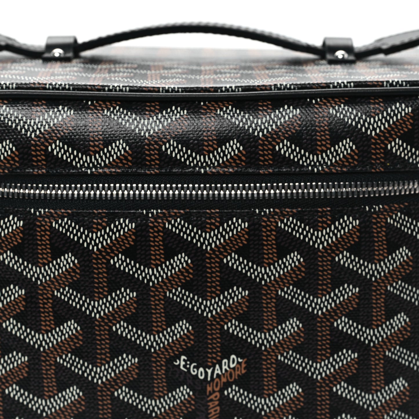 Goyardine Muse Vanity Case Black