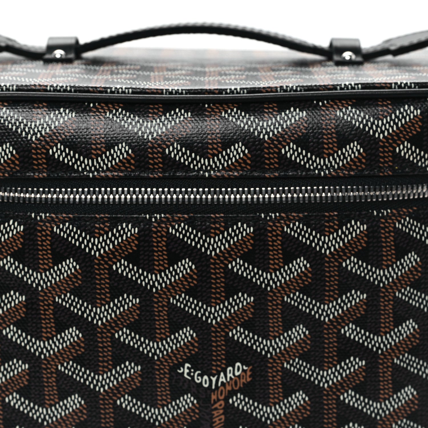Goyard Goyardine Muse Vanity Case Black 8 of 10