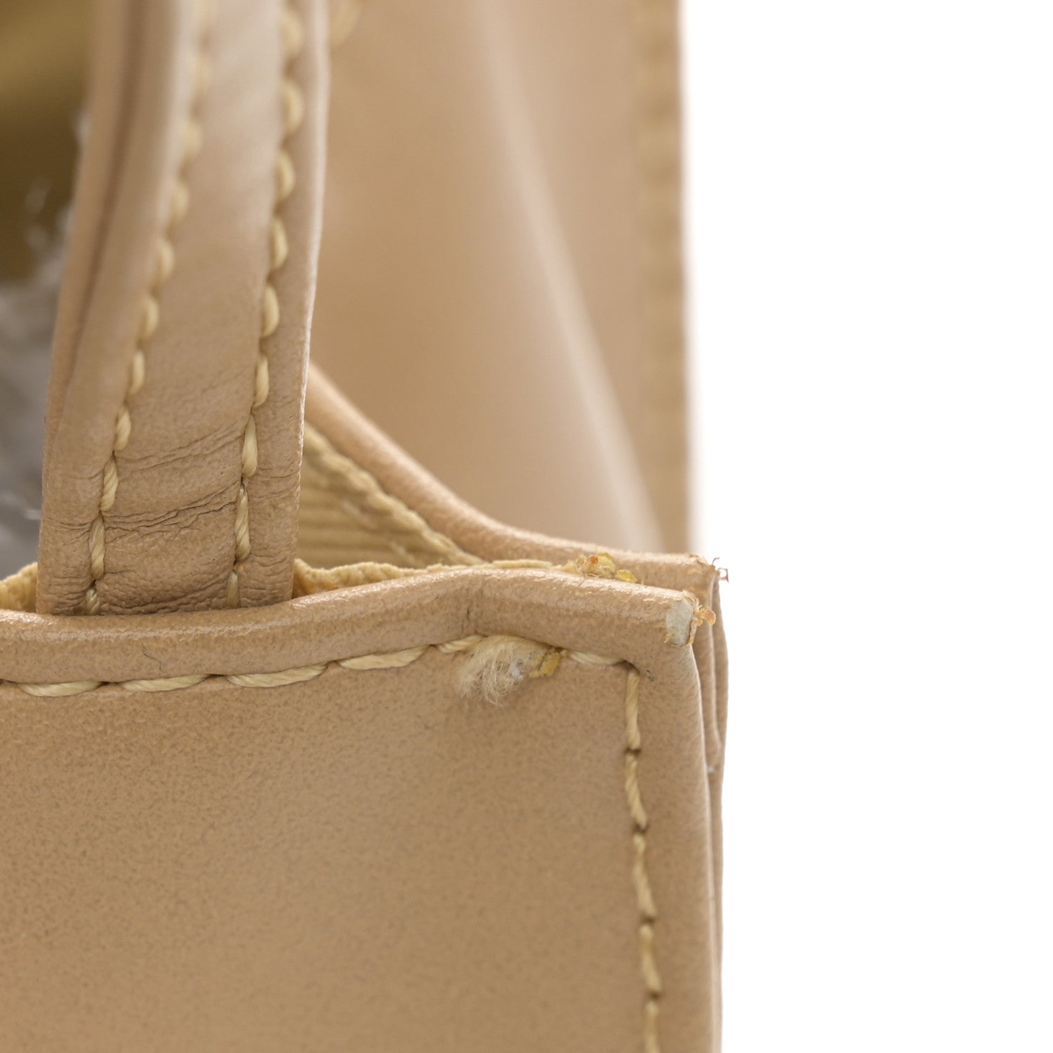 Telfar Vegan Leather Small Shopping Bag Cream 11 of 13