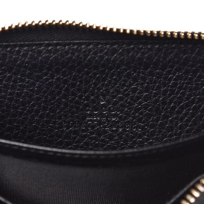 Gucci Dollar Calfskin Swing Zip Around Card Case Black 6 of 7