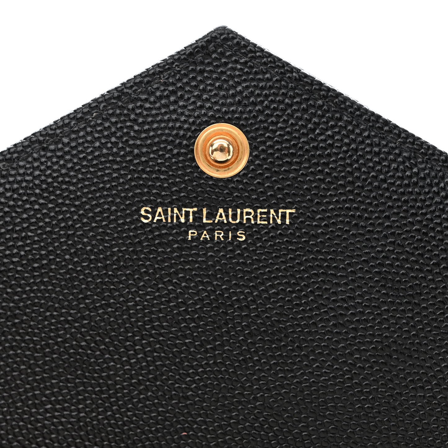 Grain De Poudre Matelasse Chevron Monogram Chain Wallet Black
