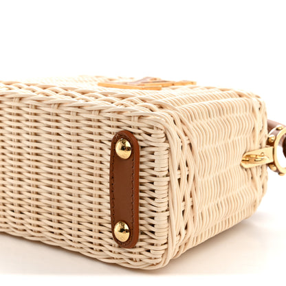 Louis Vuitton Rattan Calfskin Capucines Mini Brown 9 of 10