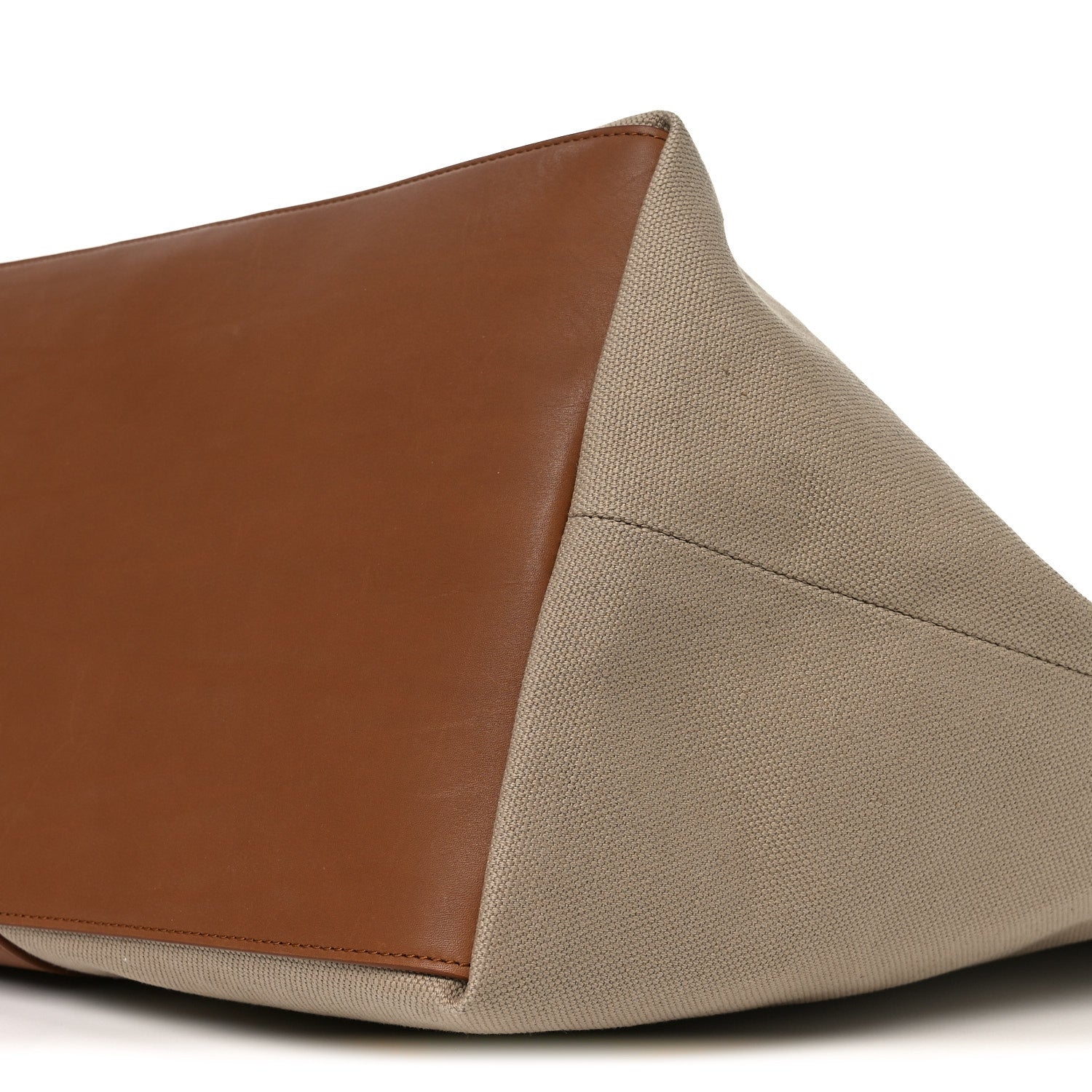 Saint Laurent Canvas Calfskin Y Tote Desert Dust Brick 9 of 9