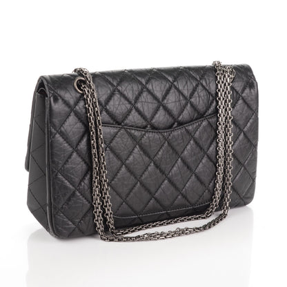 Chanel Aged Calfskin Quilted 2.55 Reissue 227 Flap Black 3 of 8