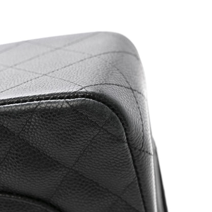Chanel Caviar Quilted Jumbo Double Flap Black 14 of 17