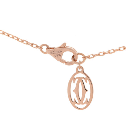 Cartier 18K Pink Gold Diamond SM D'Amour Pendant Necklace 5 of 7
