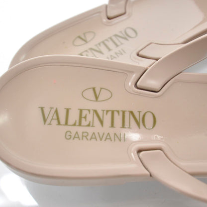 Valentino Garavani PVC Jelly Rose Thong Sandals 39 Poudre 4 of 5