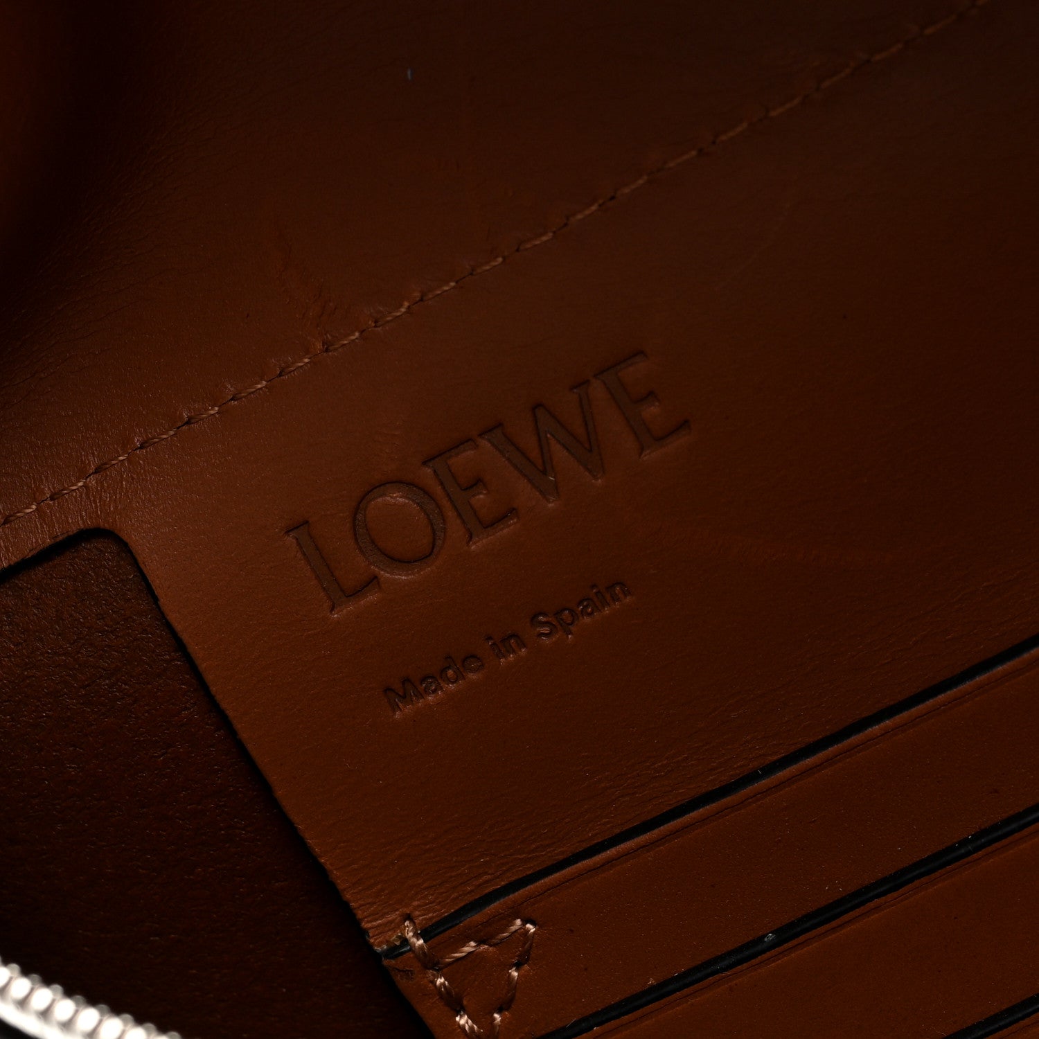 Loewe Calfskin Belt Bag Tan 6 of 9