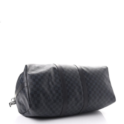 Louis Vuitton Damier Cobalt Keepall Bandouliere 55 4 of 10