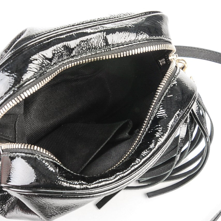 Gucci Soft Patent Small Soho Disco Bag Black 5 of 7