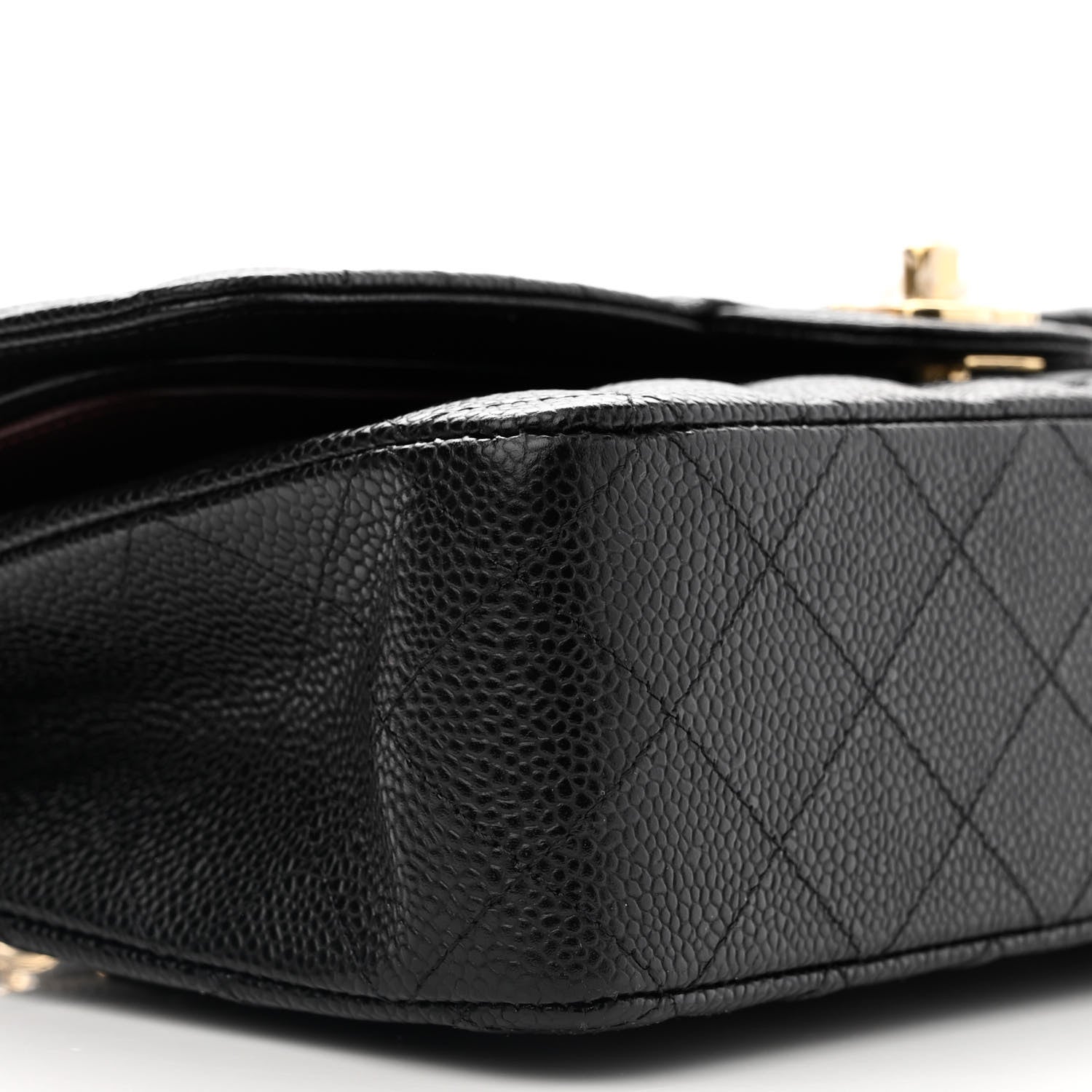 Chanel Caviar Quilted Medium Double Flap Black 8 of 11