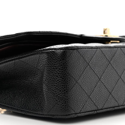 Chanel Caviar Quilted Medium Double Flap Black 8 of 11