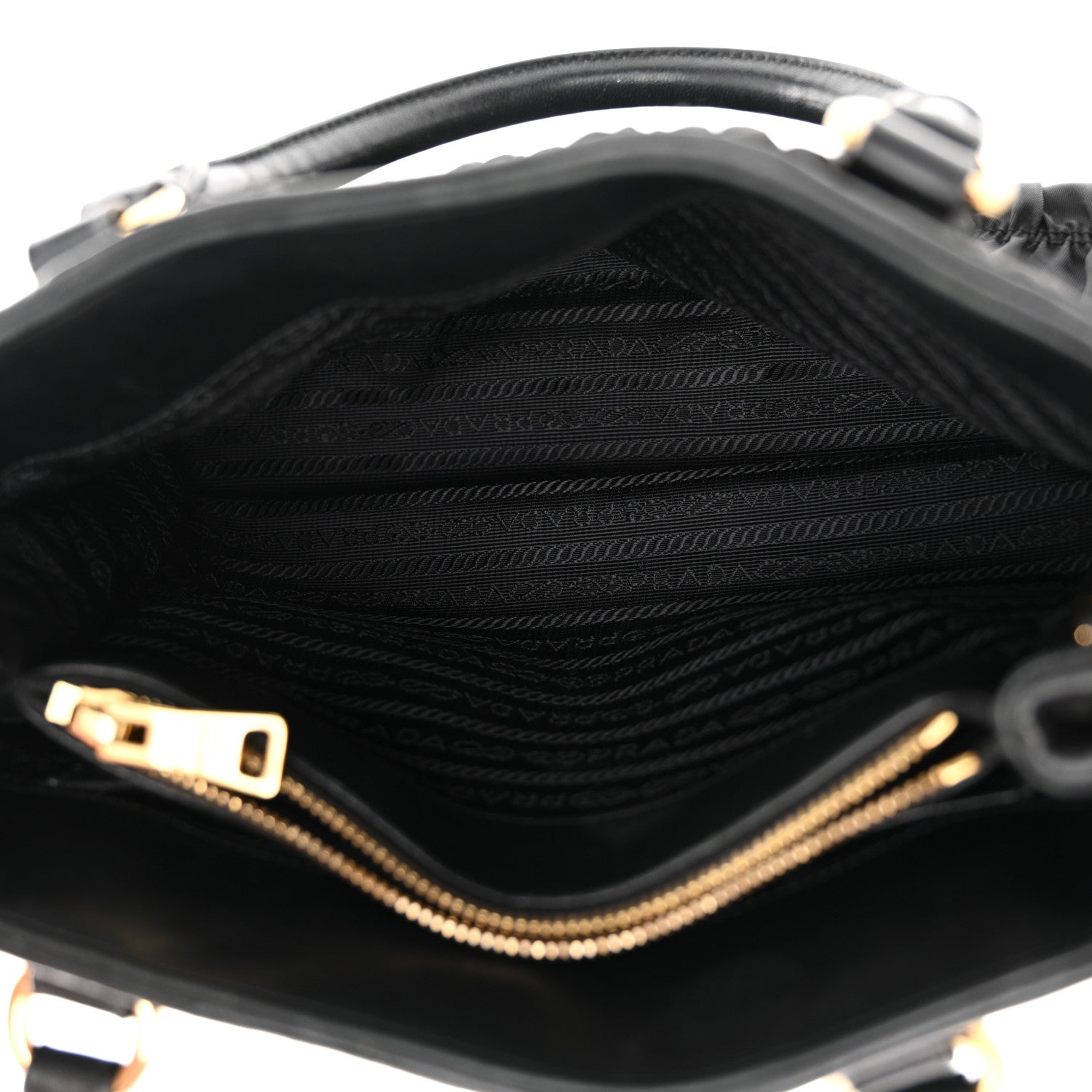 Prada Tessuto Nylon Gaufre Small Tote Black 5 of 13