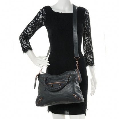 Balenciaga Agneau Giant 12 Rose Gold Hardware Town Anthracite 2 of 9
