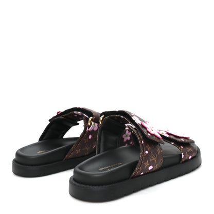 Louis Vuitton LV X TM Monogram LV Sunset Flat Comfort Mule 35 Sakura Brown 5 of 9