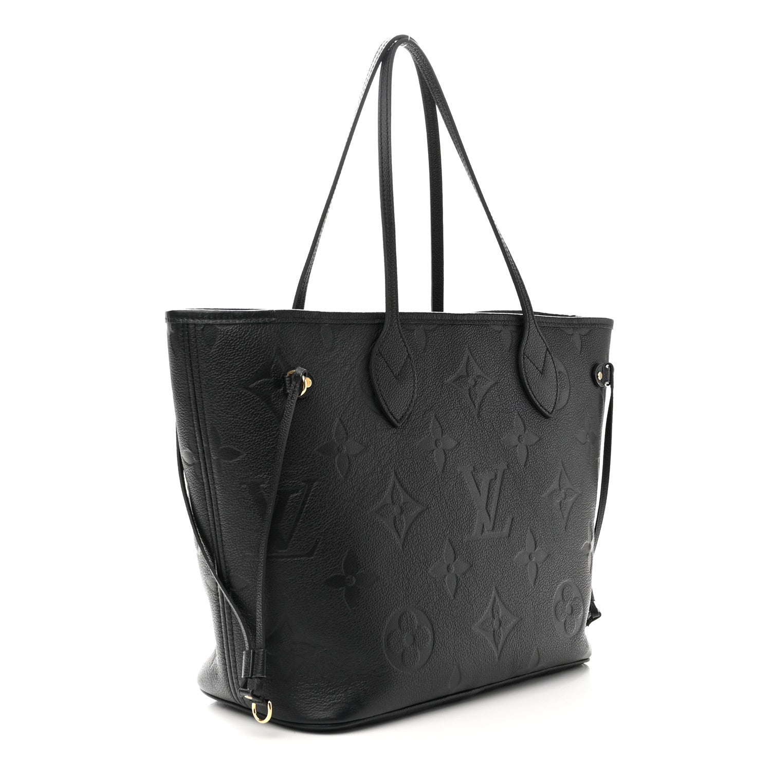 Louis Vuitton Empreinte Monogram Giant Neverfull MM Black 3 of 9