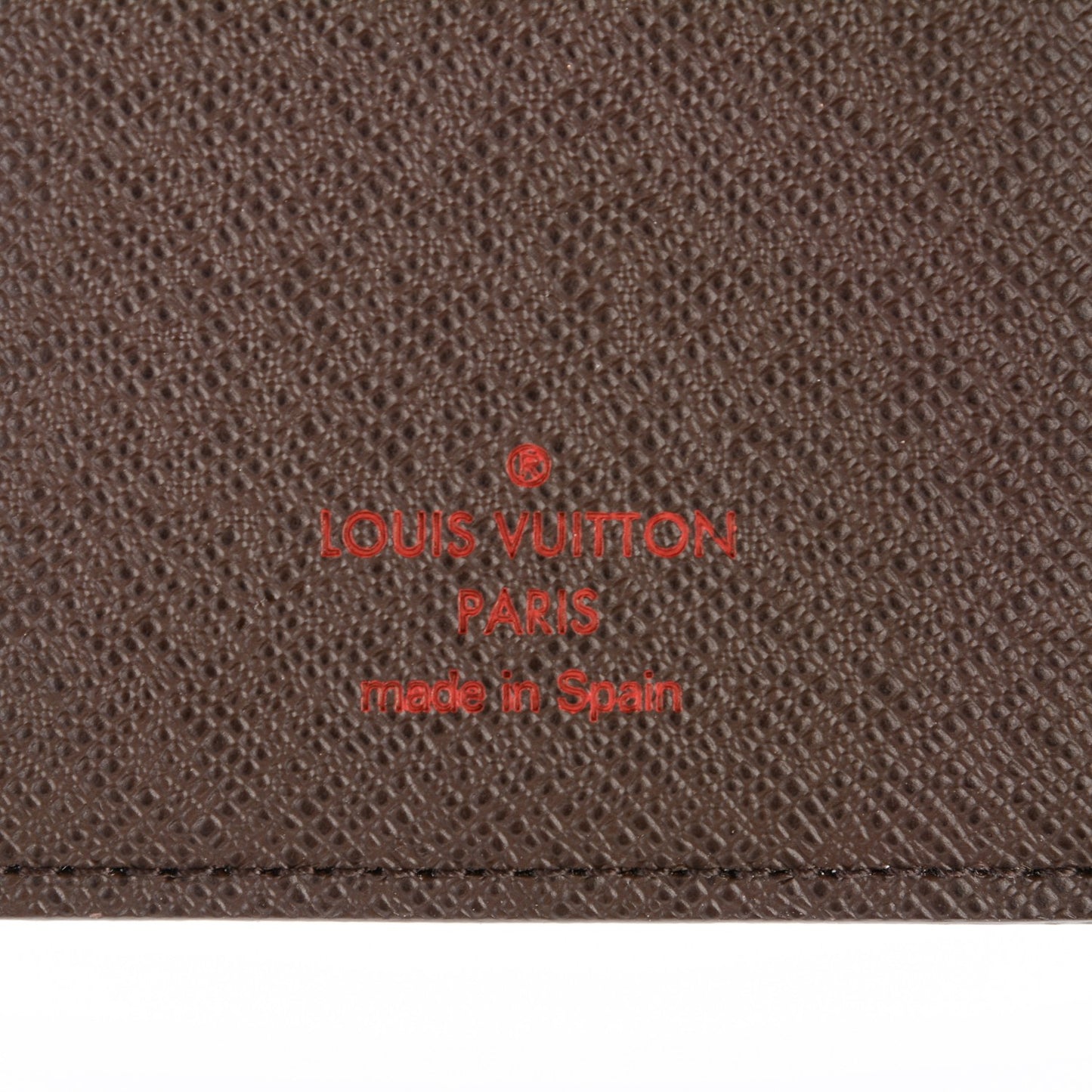 Damier Ebene Small Ring Agenda Cover