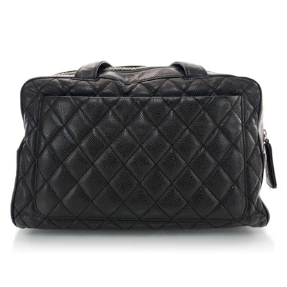 Chanel Caviar Quilted Bowler Black 3 of 10