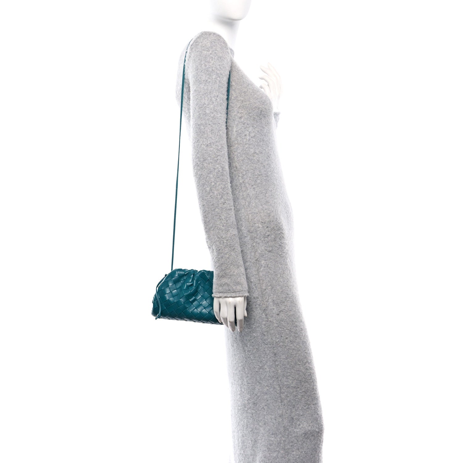 Bottega Veneta Nappa Intrecciato The Mini Pouch Mallard 2 of 10