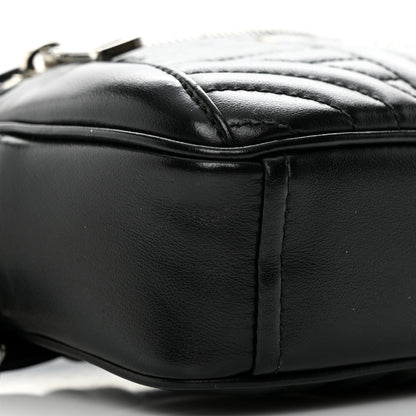 Prada Soft Calfskin Impunture Diagramme Belt Bag Black 8 of 9