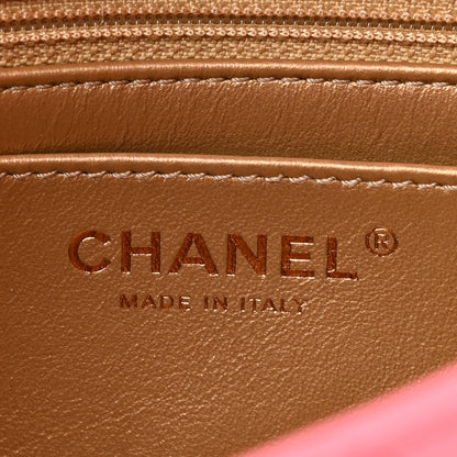 Chanel Lambskin Quilted Mini Rectangular Pearl Crush Flap Pink 7 of 10
