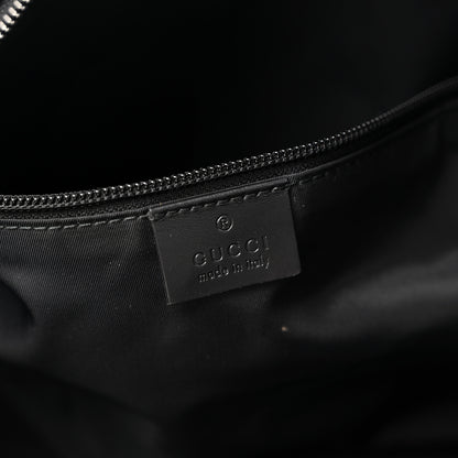 Gucci GG Supreme Monogram Medium Carry-On Duffle Bag Black Grey 5 of 16