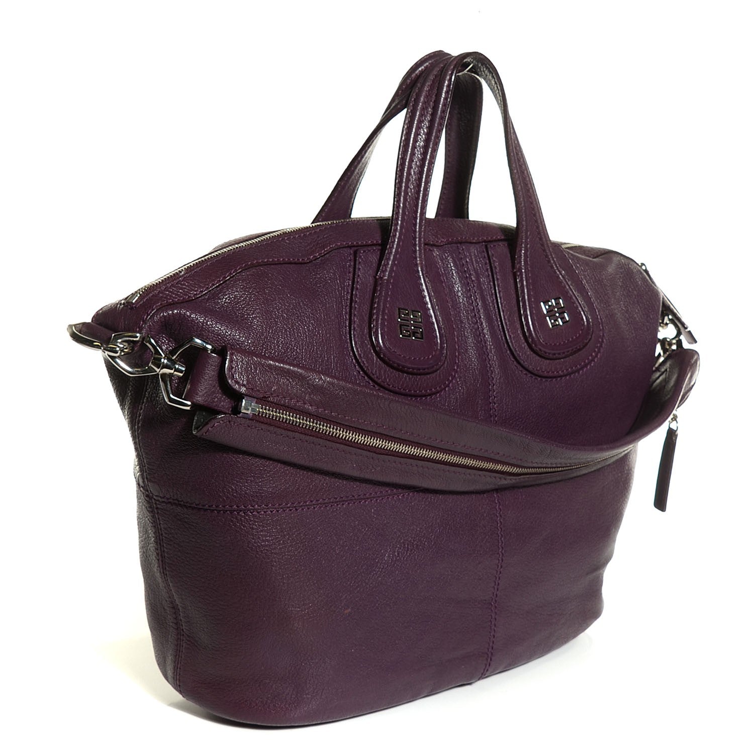 Givenchy Sugar Goatskin Medium Nightingale Aubergine 3 of 10