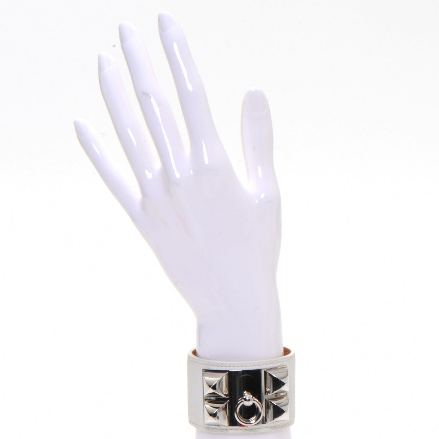 Epsom Collier de Chien CDC Bracelet White