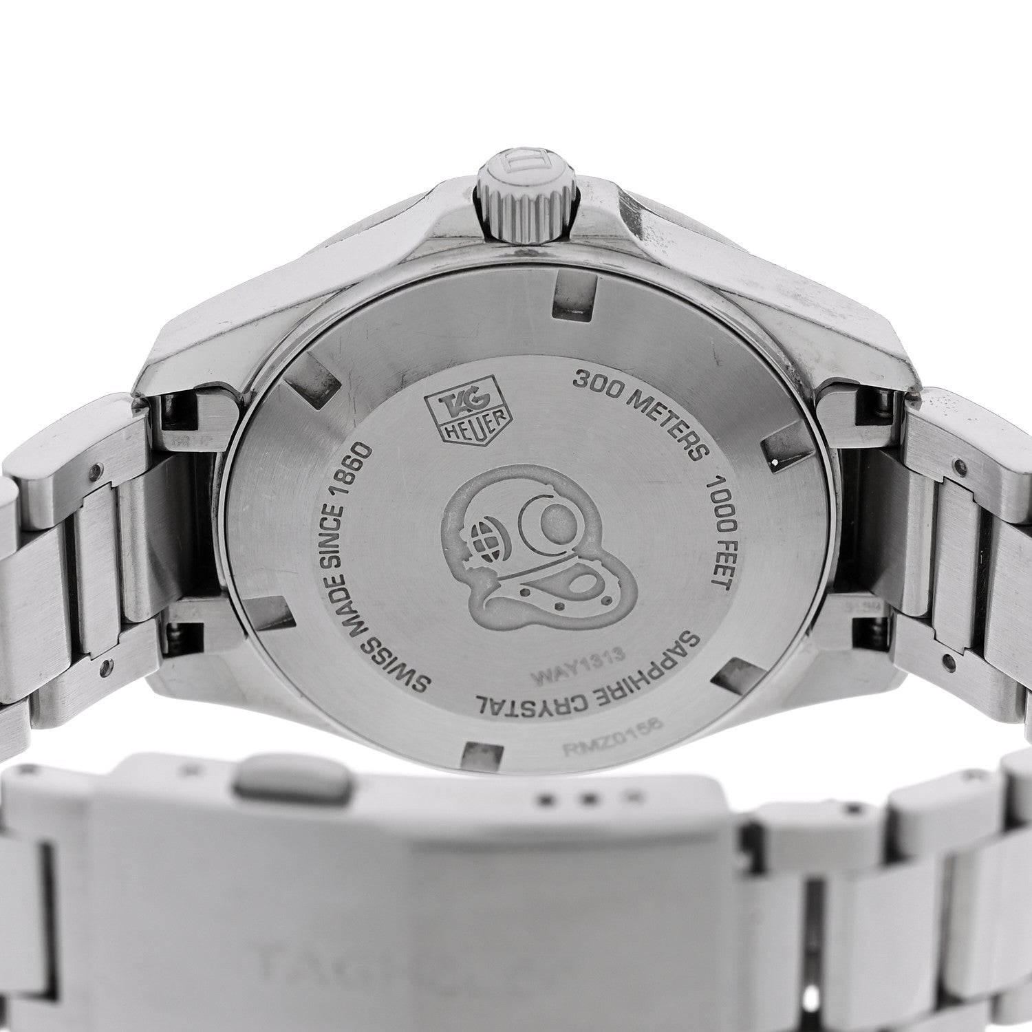 Tag Heuer Stainless Steel Diamond Mother of Pearl 33mm Aquaracer Lady Quartz Watch WAF1313 4 of 4