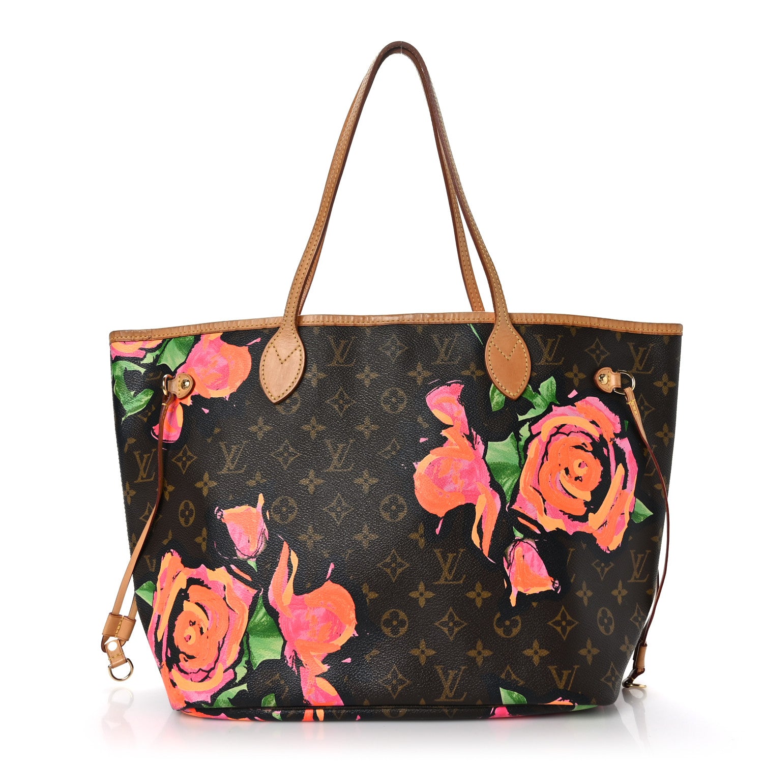 Louis Vuitton Monogram Roses Neverfull MM 1 of 9