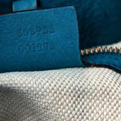 Gucci Vitello Range Medium Soho Chain Shoulder Bag Deep Cobalt 7 of 22