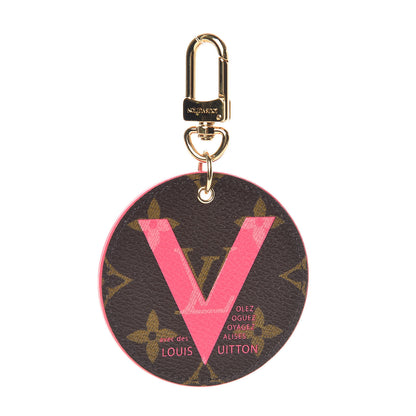 Louis Vuitton Monogram Illustre V Bag Charm Key Ring Grenade 1 of 3