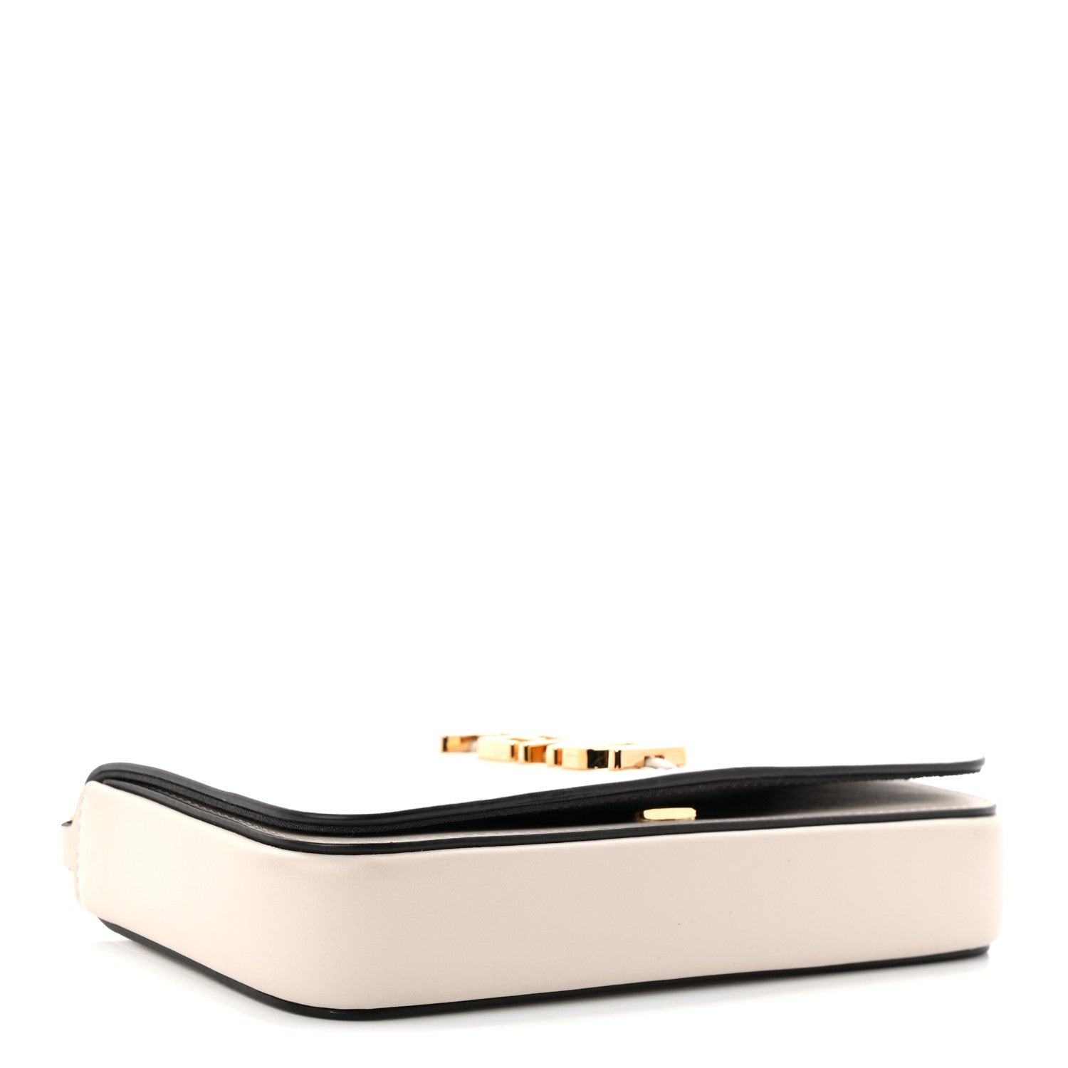 Fendi Vitello Grace Matte Fendigraphy Wallet on Chain Latte 5 of 10
