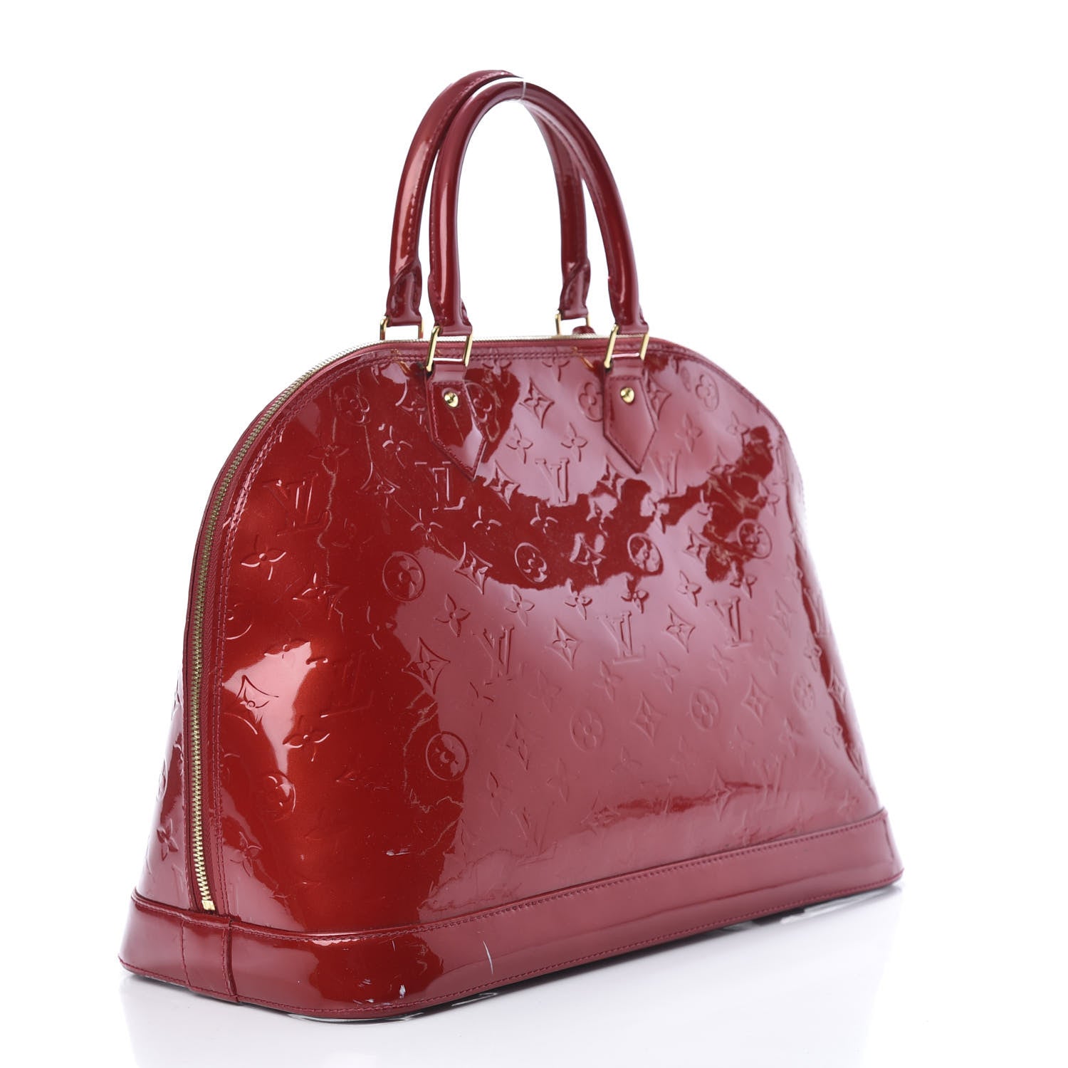 Louis Vuitton Vernis Alma GM Pomme D'Amour 2 of 19
