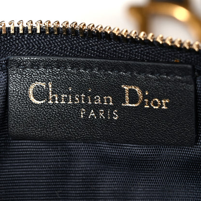 Christian Dior Oblique Saddle Chain Long Wallet Blue 10 of 13