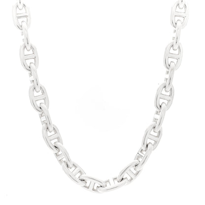 Hermes Sterling Silver GM Chaine D'Ancre Necklace 1 of 4