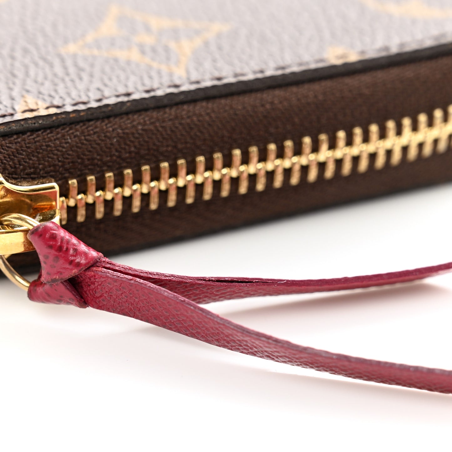 Monogram Clemence Wallet Fuchsia