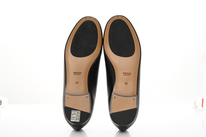 Gucci Calfskin Womens Jordaan Loafers 39 Black 5 of 9